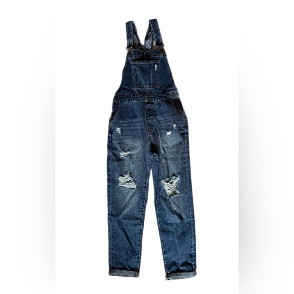 Fashion Nova Denim - Fashion Nova denim overalls small